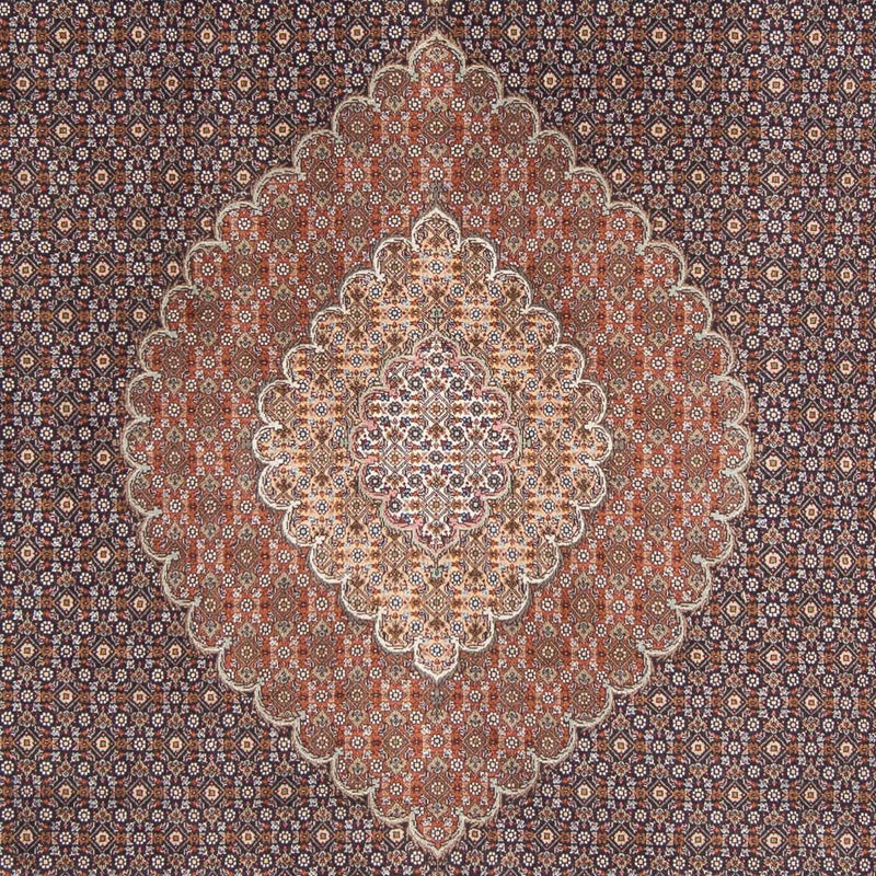 Persisk tæppe - Tabriz - 302 x 202 cm - mørkeblå