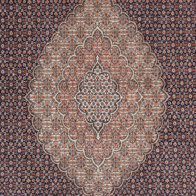 Persisk tæppe - Tabriz - 296 x 207 cm - mørkeblå