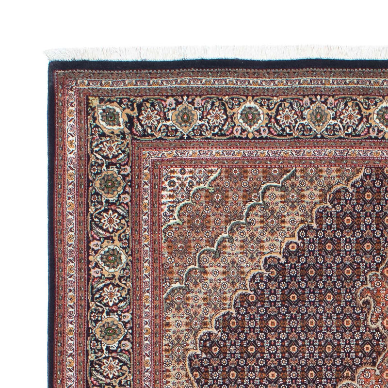 Persisk tæppe - Tabriz - 205 x 154 cm - mørkebrun