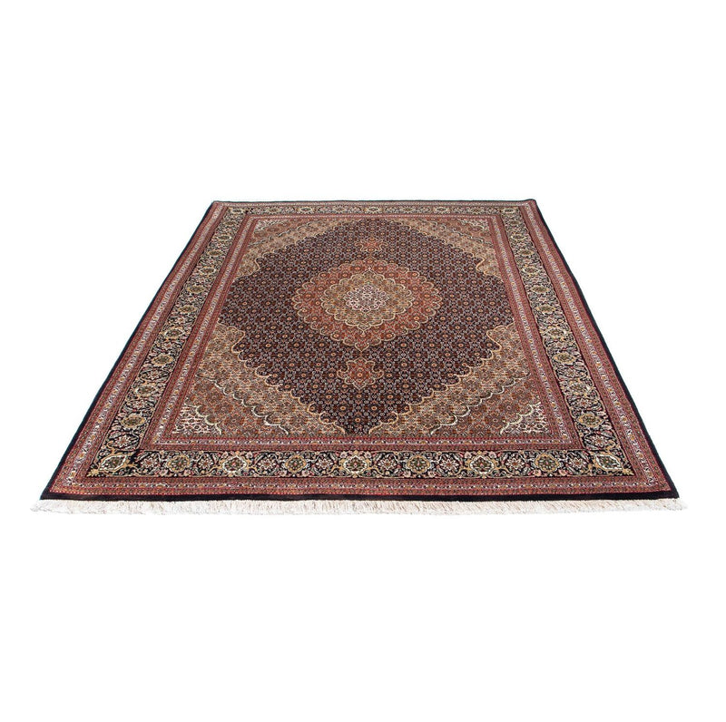 Persisk tæppe - Tabriz - 205 x 154 cm - mørkebrun