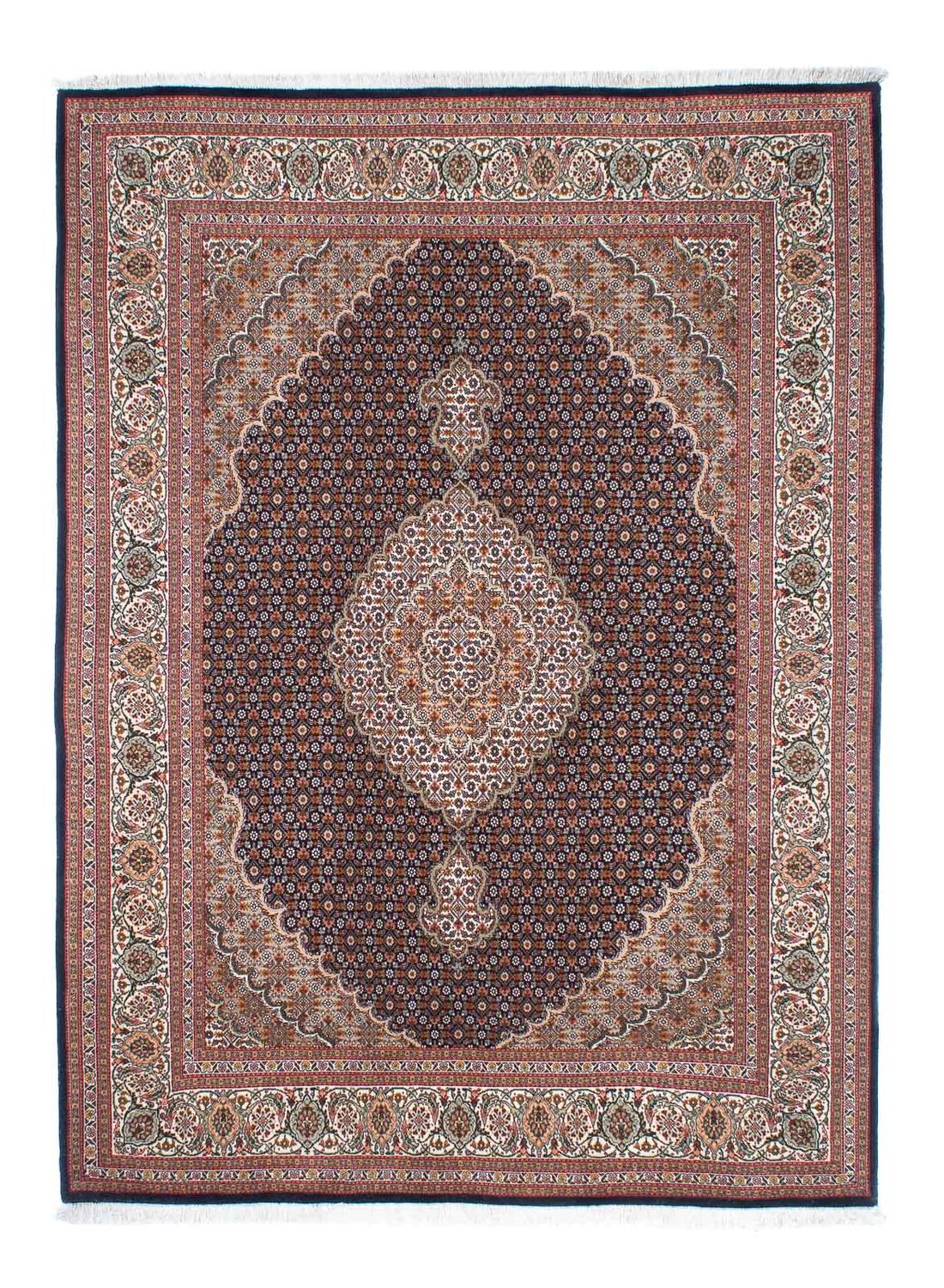 Persisk tæppe - Tabriz - 210 x 155 cm - mørkebrun