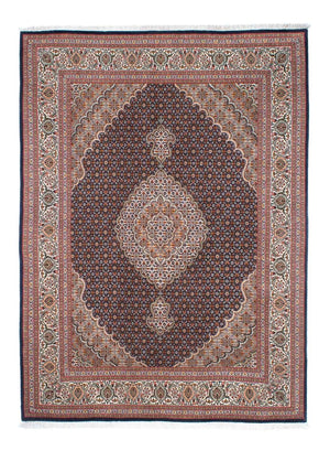 Persisk tæppe - Tabriz - 210 x 155 cm - mørkebrun