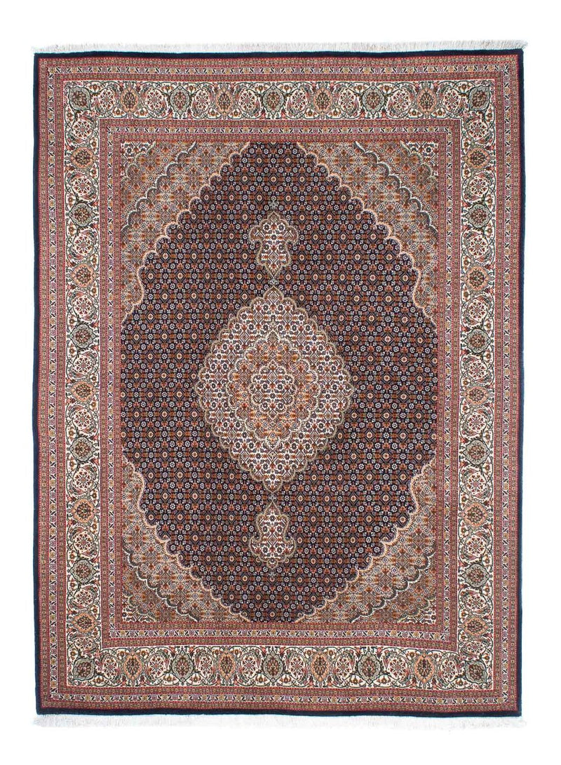 Persisk tæppe - Tabriz - 210 x 155 cm - mørkebrun