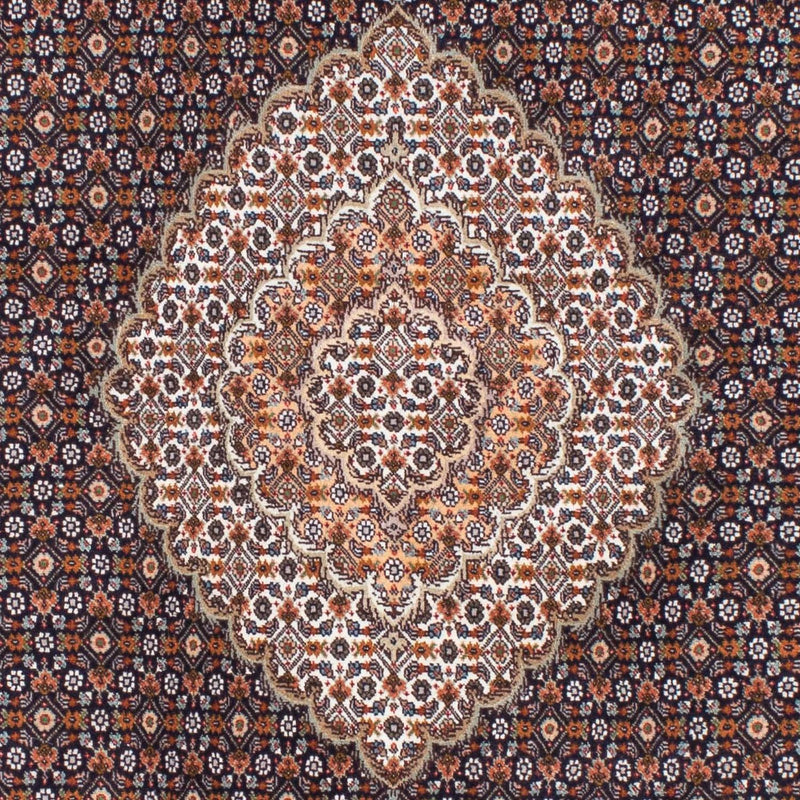 Persisk tæppe - Tabriz - 210 x 155 cm - mørkebrun