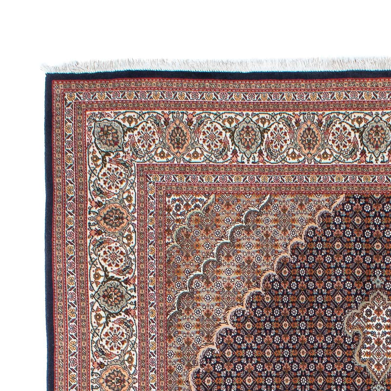 Persisk tæppe - Tabriz - 210 x 155 cm - mørkebrun