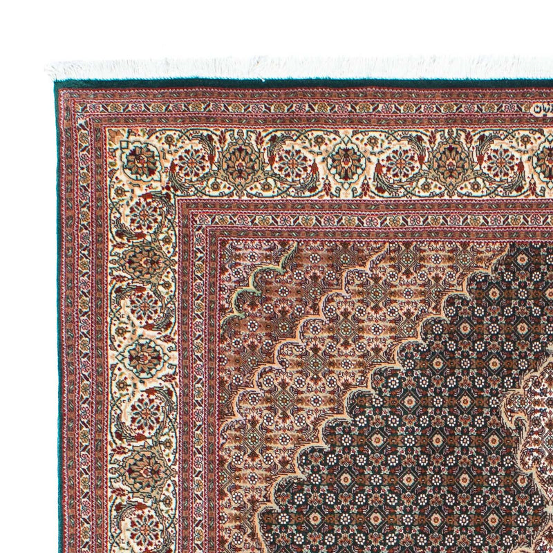 Persisk tæppe - Tabriz - 198 x 152 cm - grøn