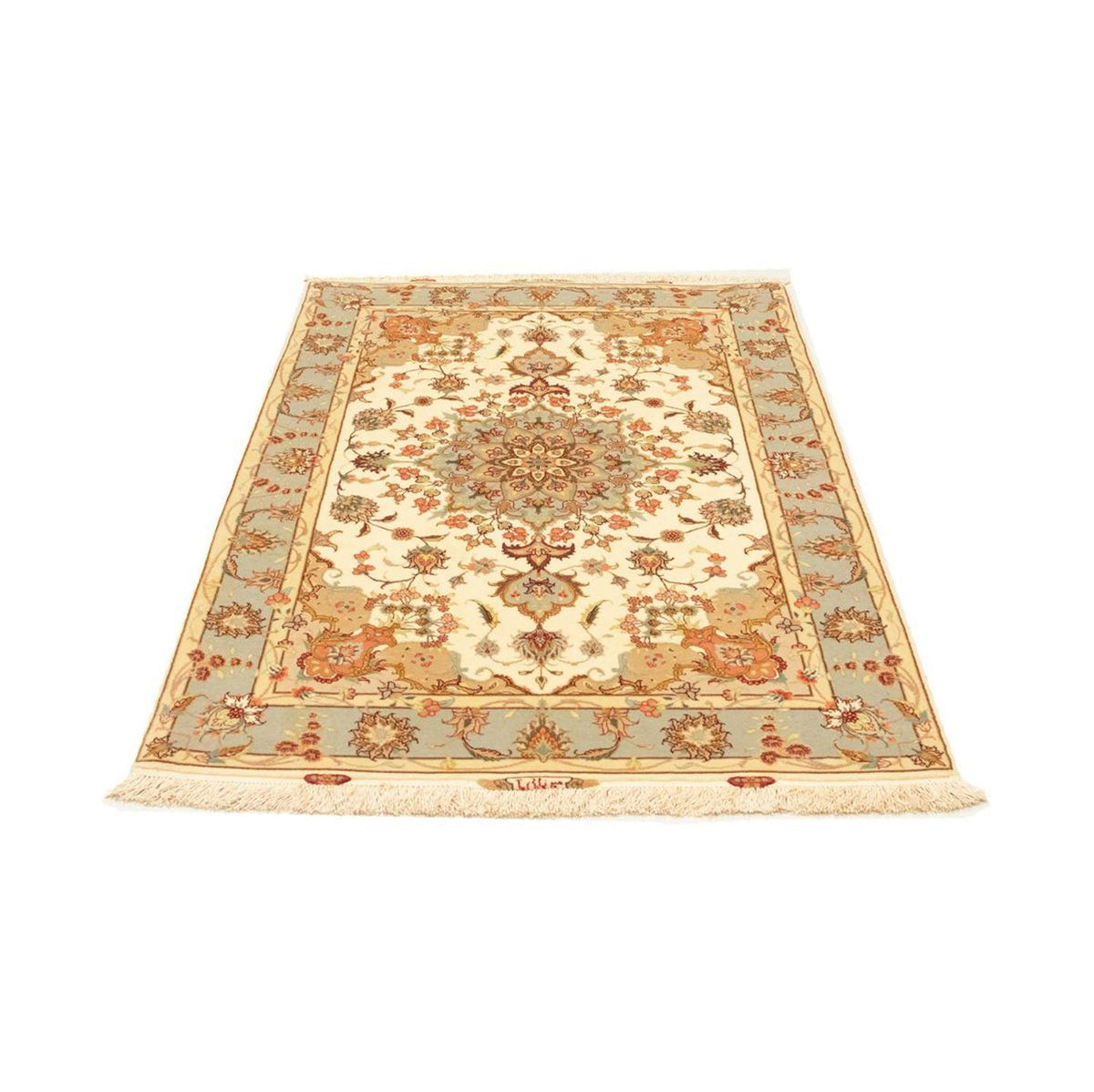 Persisk tæppe - Tabriz - Royal - 154 x 100 cm - beige