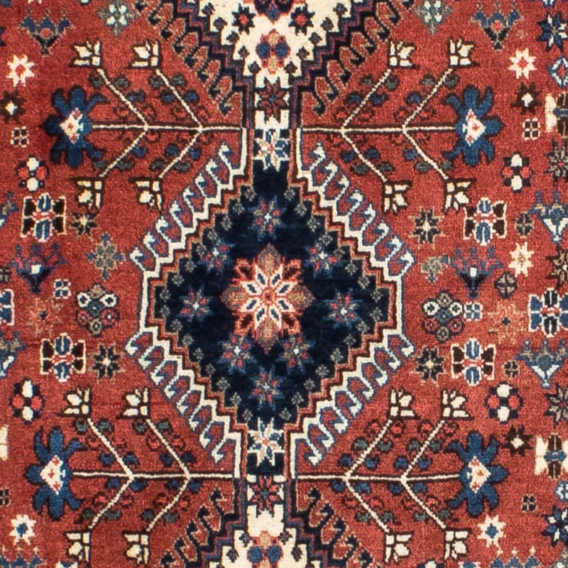 Løber Persisk tæppe - Nomadisk - 382 x 83 cm - mørkerød