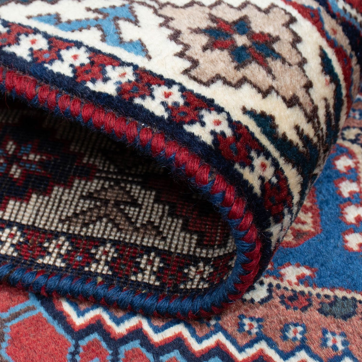 Løber Persisk tæppe - Bijar - 293 x 82 cm - mørkerød