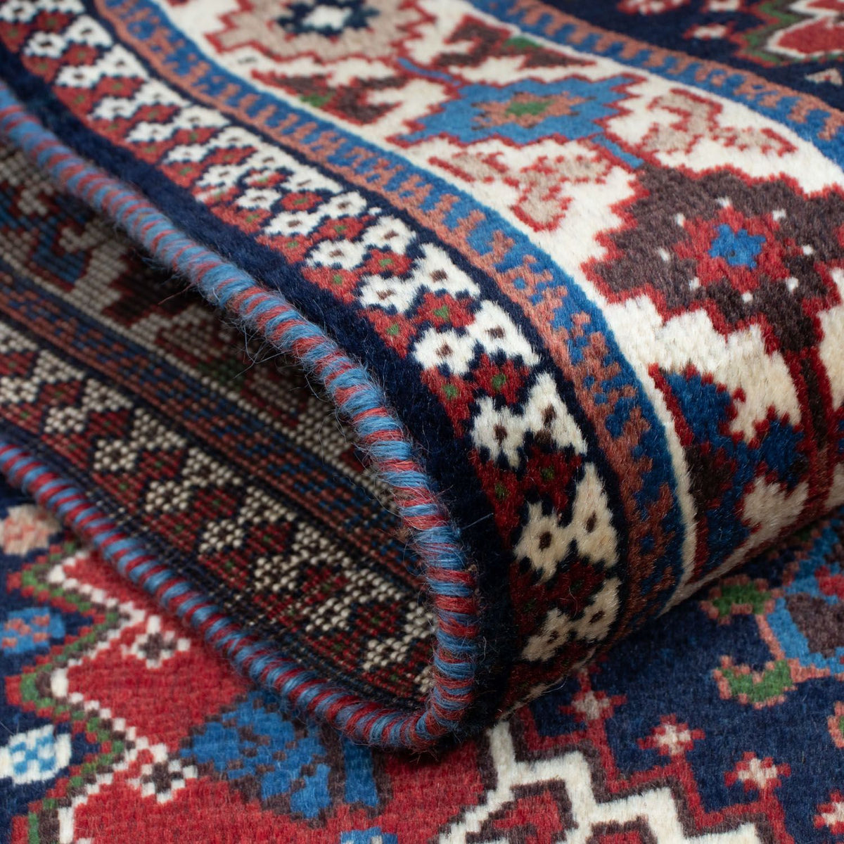 Løber Persisk tæppe - Nomadisk - 194 x 80 cm - mørkerød