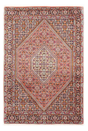 Persisk tæppe - Bijar - 170 x 112 cm - lysrød