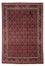 Persisk tæppe - Bijar - 240 x 168 cm - mørkerød