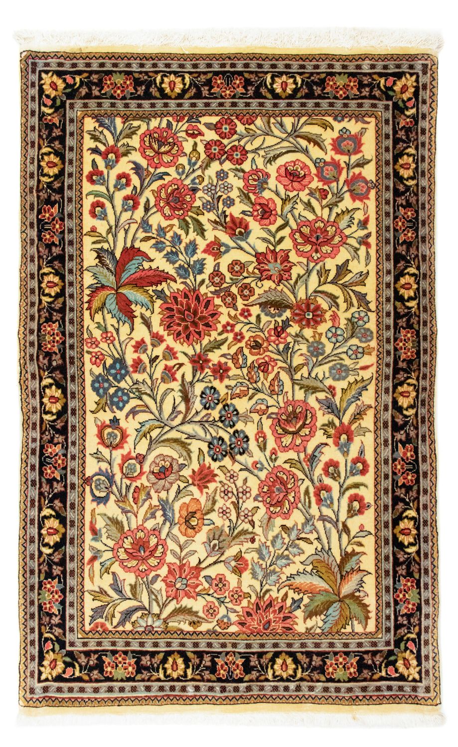 Persisk tæppe - Ghom - 115 x 73 cm - beige