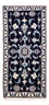 Persisk tæppe - Nain - 135 x 66 cm - mørkeblå