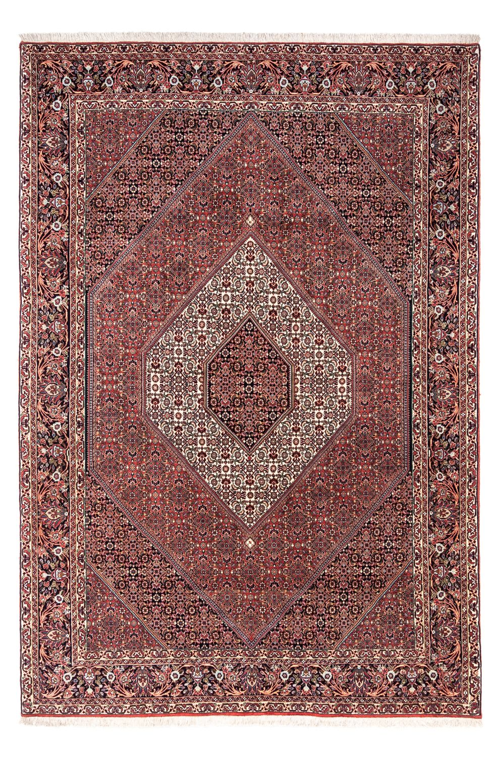 Persisk tæppe - Bijar - Royal - 295 x 200 cm - rød