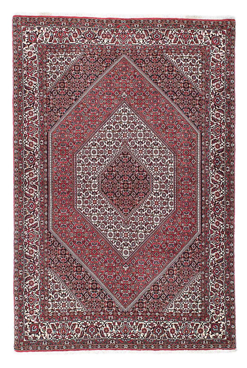 Persisk tæppe - Bijar - 220 x 142 cm - rød