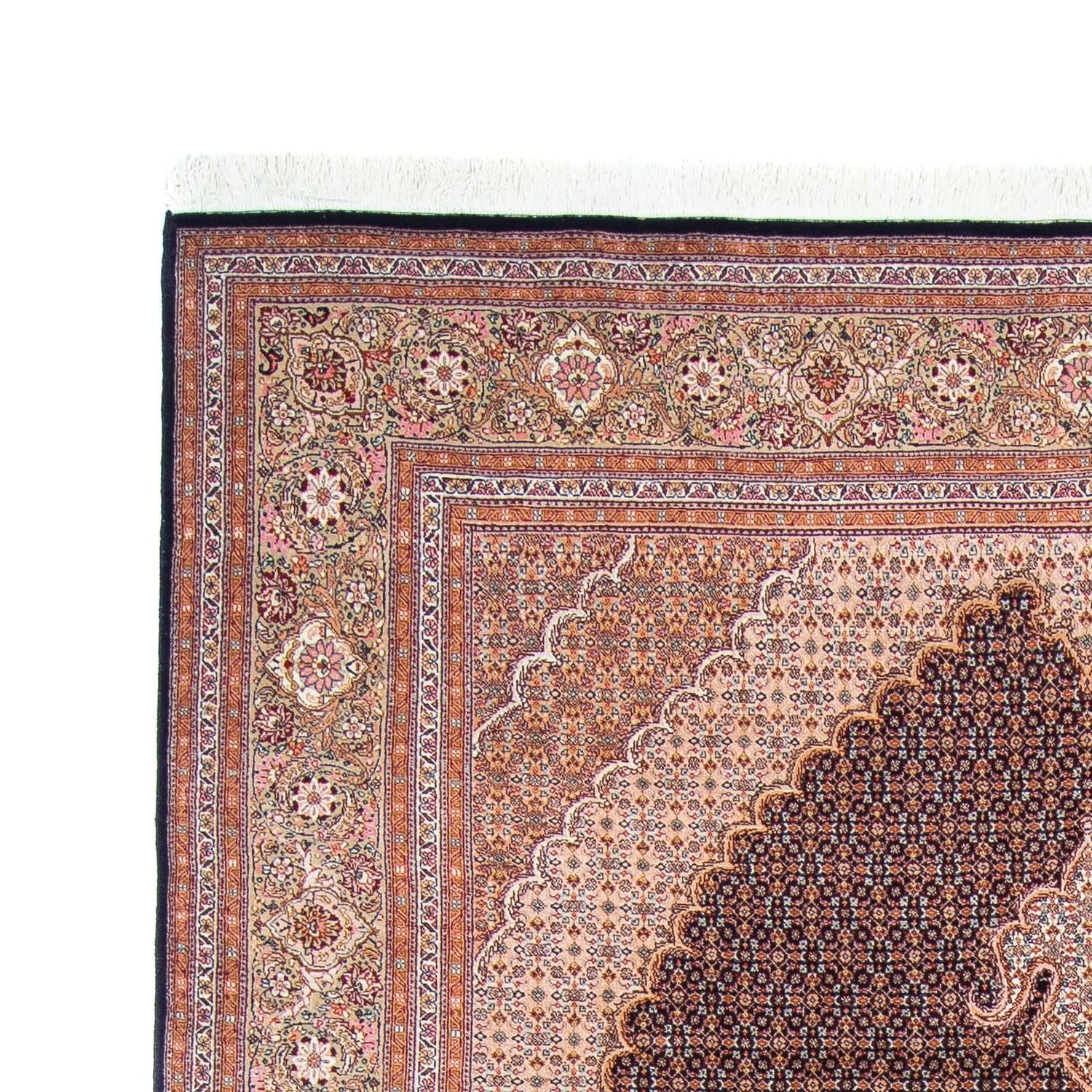 Persisk tæppe - Tabriz - 298 x 196 cm - mørkeblå