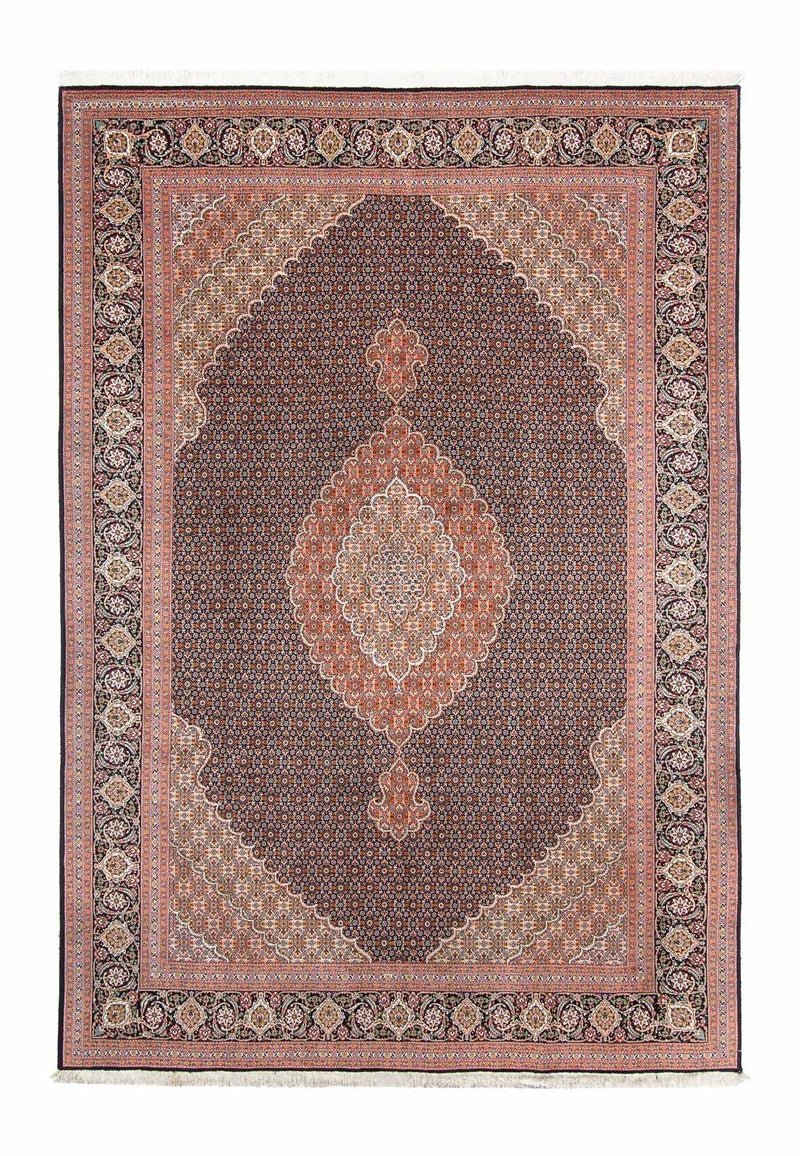Persisk tæppe - Tabriz - 300 x 202 cm - mørkeblå