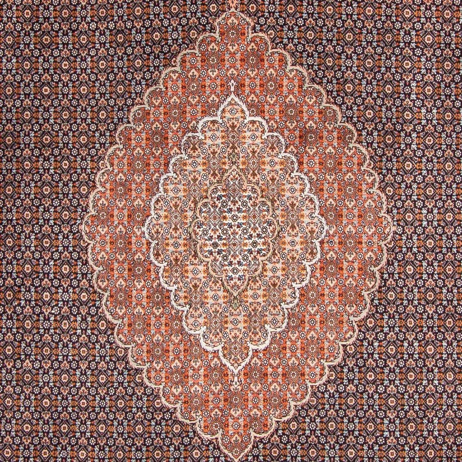 Persisk tæppe - Tabriz - 300 x 202 cm - mørkeblå