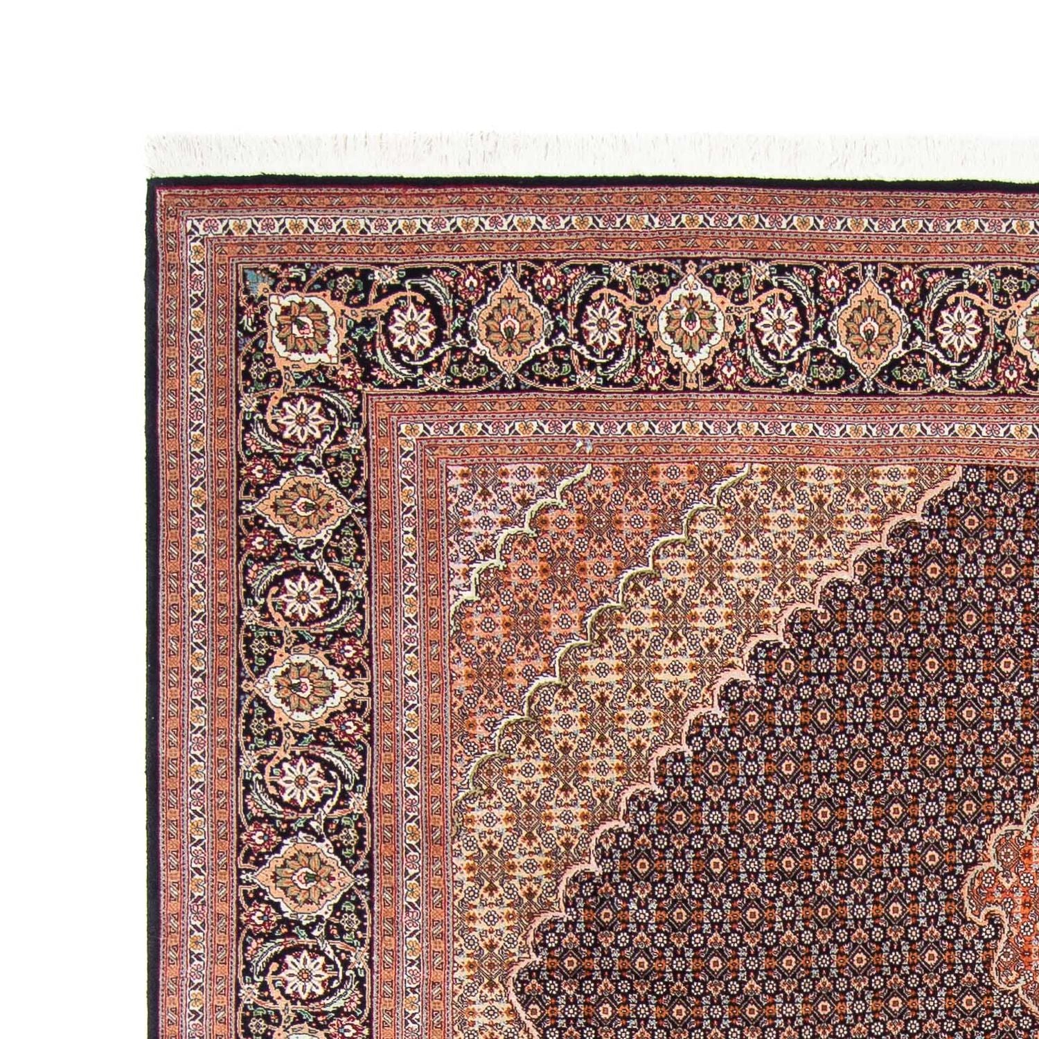 Persisk tæppe - Tabriz - 300 x 202 cm - mørkeblå