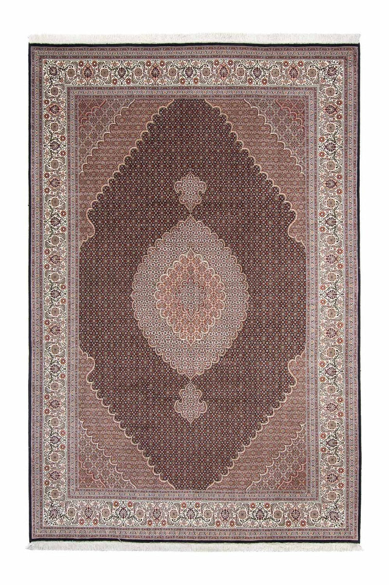 Persisk tæppe - Tabriz - 308 x 200 cm - mørkeblå