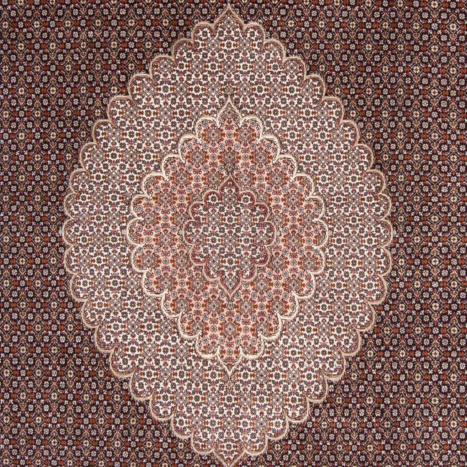 Persisk tæppe - Tabriz - 308 x 200 cm - mørkeblå