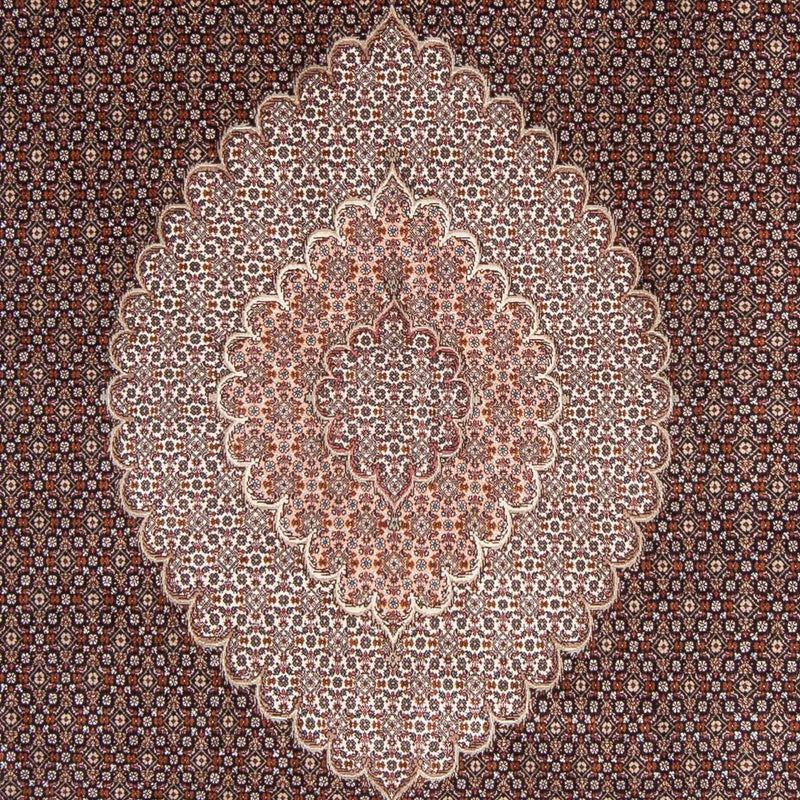 Persisk tæppe - Tabriz - 308 x 200 cm - mørkeblå
