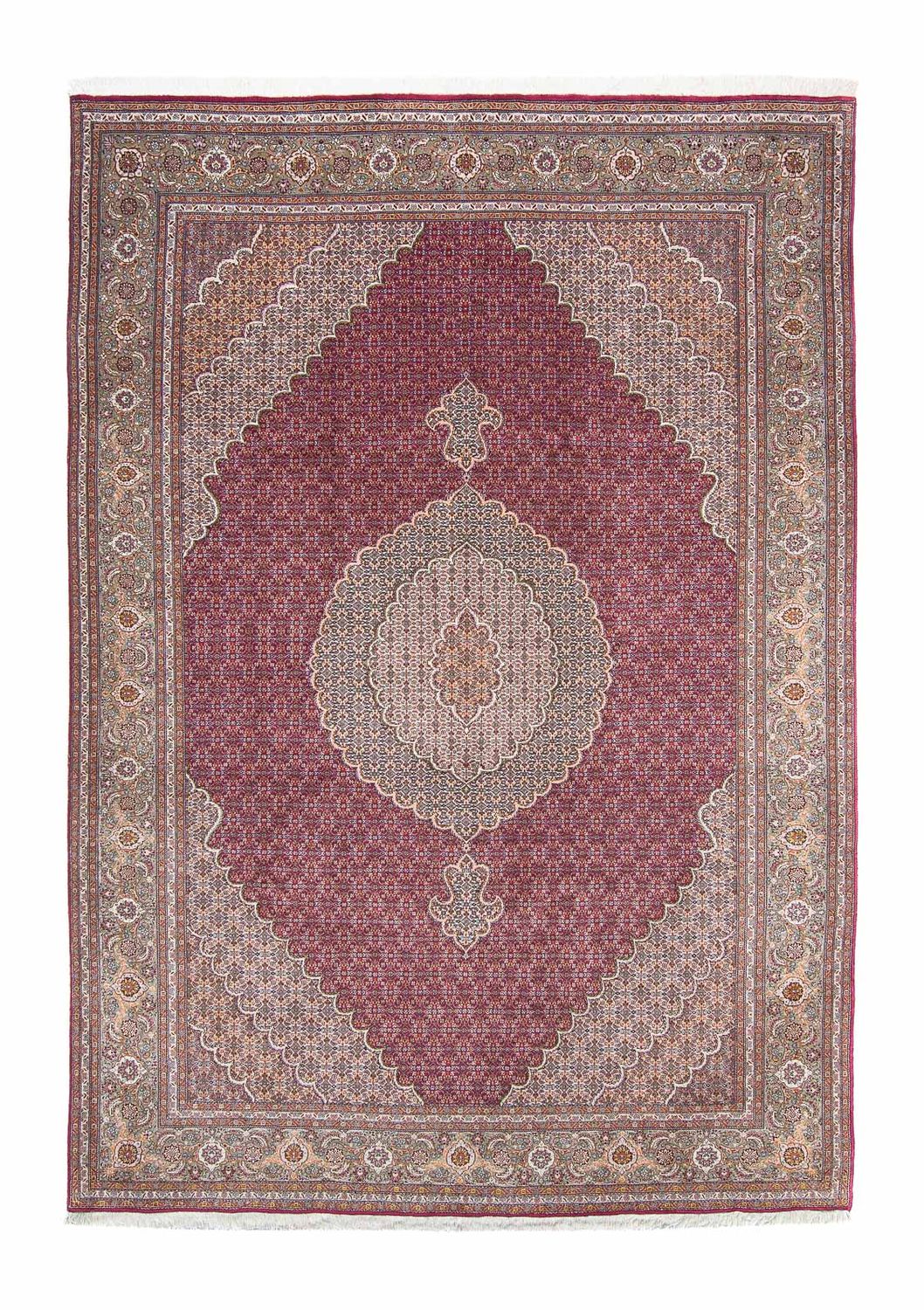 Persisk tæppe - Tabriz - 295 x 202 cm - rød