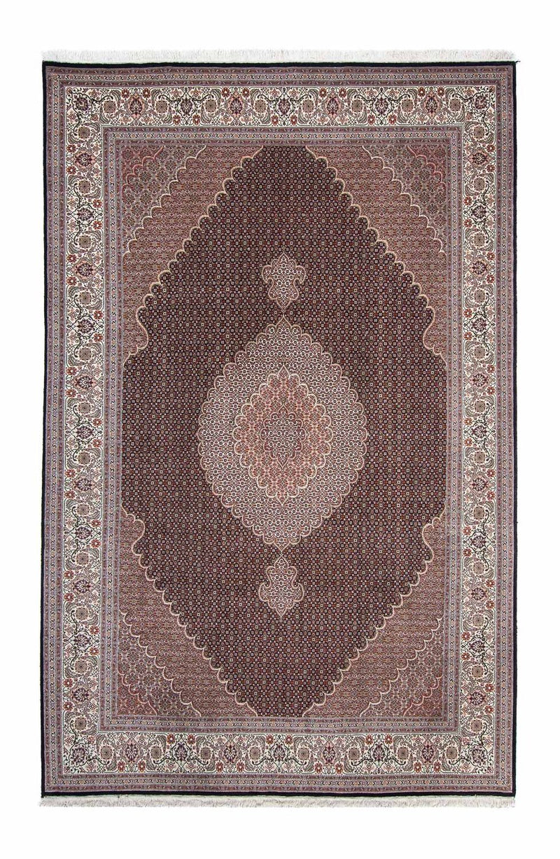 Persisk tæppe - Tabriz - 308 x 200 cm - mørkeblå