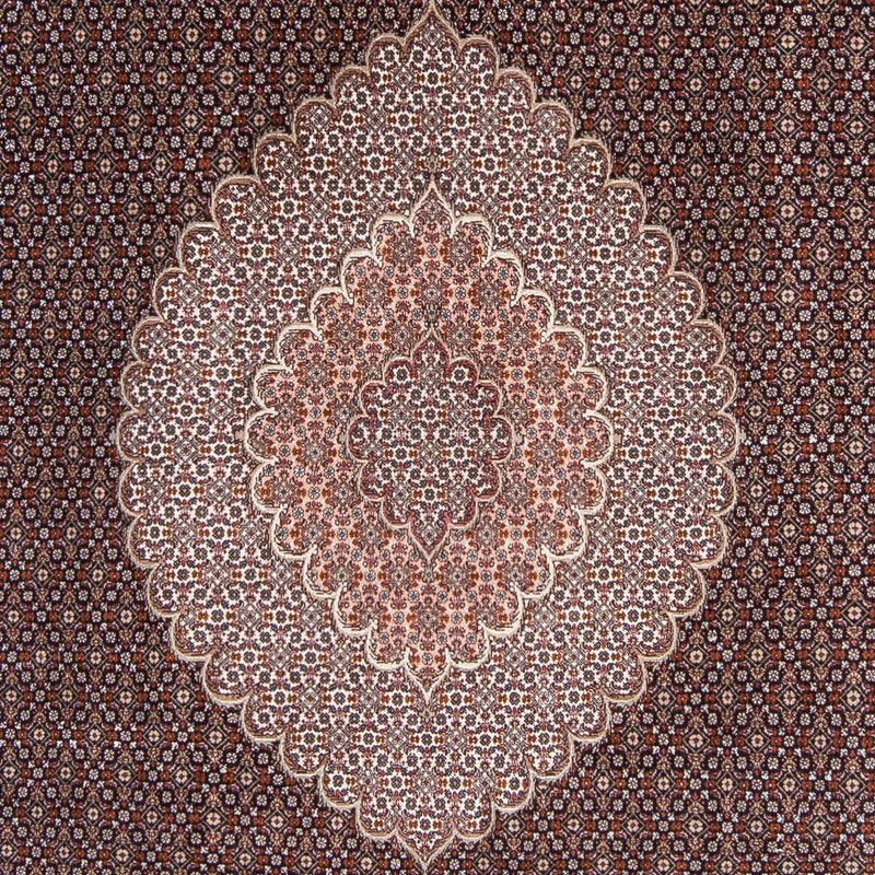 Persisk tæppe - Tabriz - 308 x 200 cm - mørkeblå