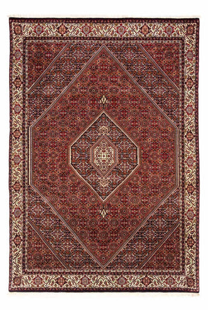 Persisk tæppe - Bijar - Royal - 280 x 191 cm - rød