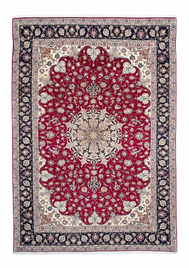 Persisk tæppe - Tabriz - Royal - 290 x 203 cm - mørkerød