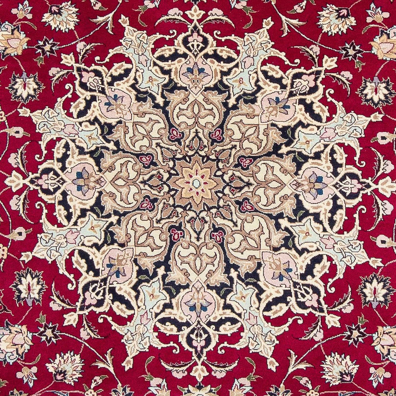 Persisk tæppe - Tabriz - Royal - 290 x 203 cm - mørkerød