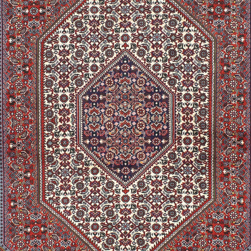 Persisk tæppe - Bijar - 205 x 138 cm - flerfarvet