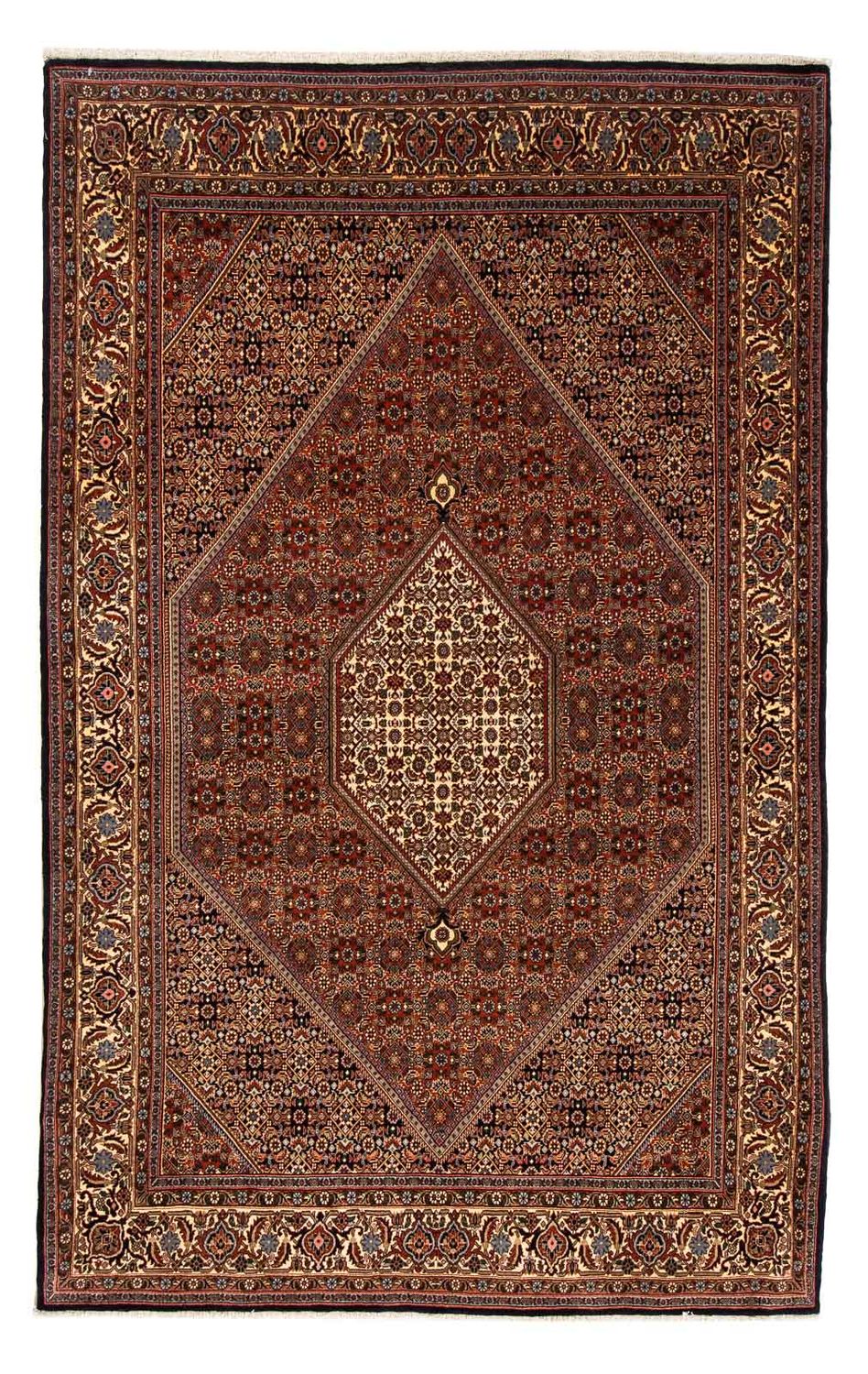 Persisk tæppe - Bijar - 274 x 171 cm - brun