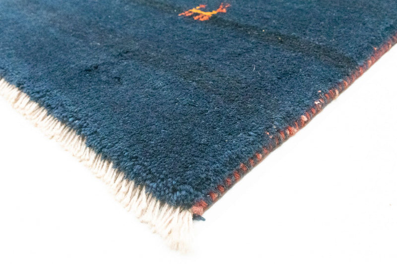 Gabbeh-tæppe - Persisk firkantet  - 295 x 278 cm - mørkeblå