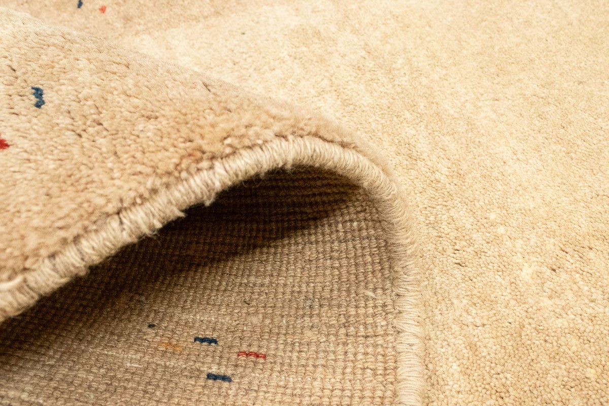 Løber Gabbeh-tæppe - Persisk - 298 x 88 cm - beige