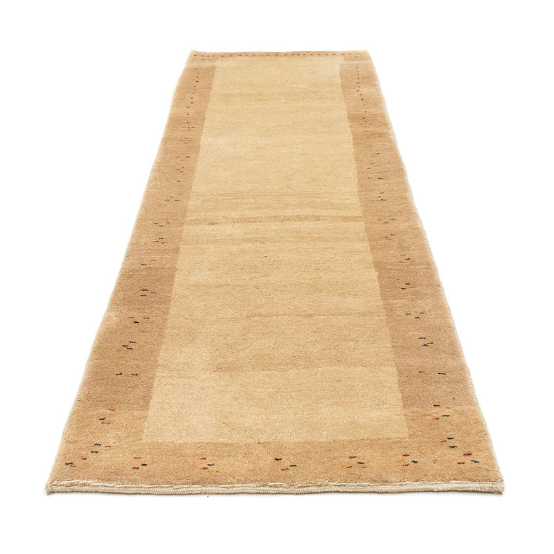 Løber Gabbeh-tæppe - Persisk - 298 x 88 cm - beige