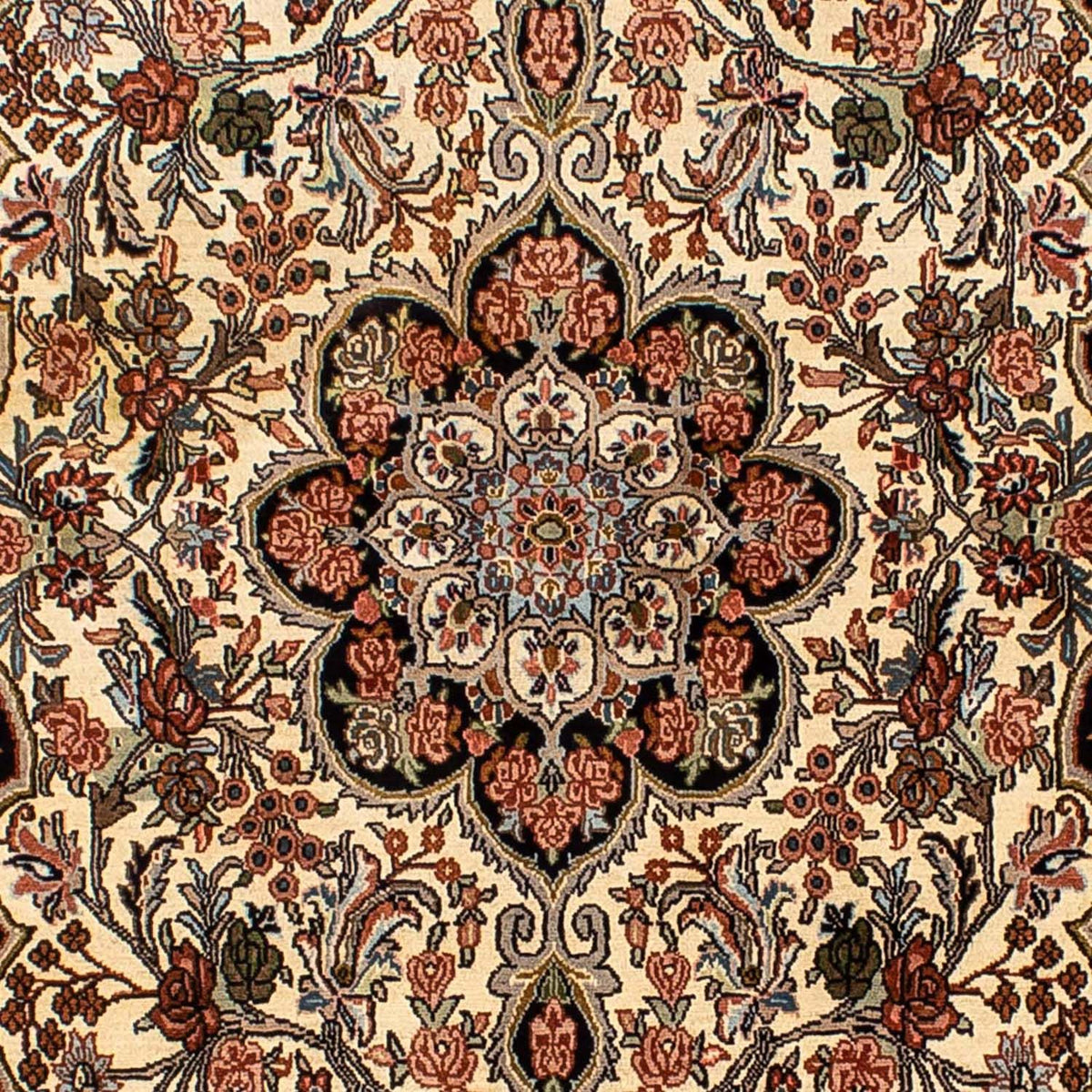 Persisk tæppe - Bijar - 232 x 137 cm - beige