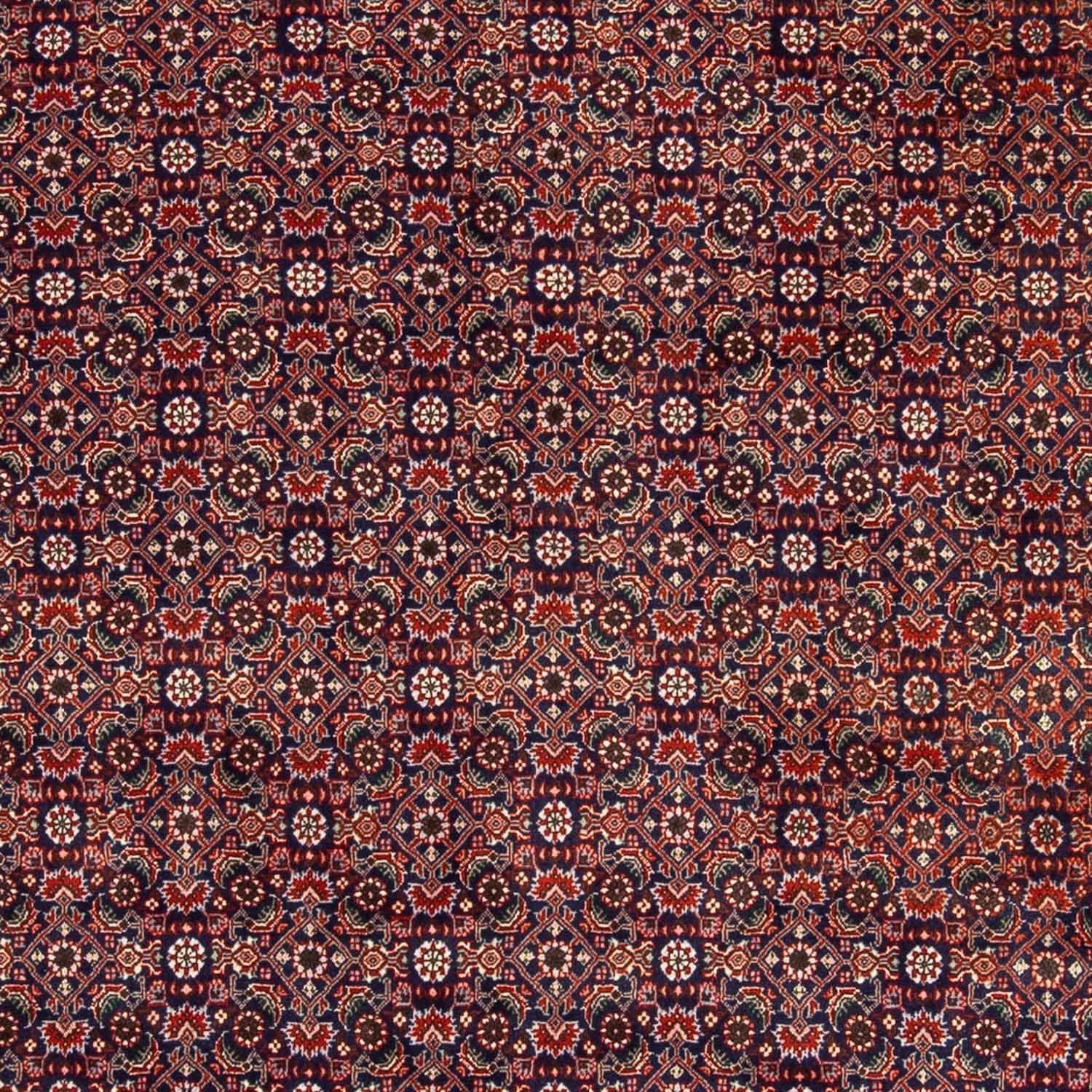 Persisk tæppe - Bijar - 237 x 168 cm - lysrød