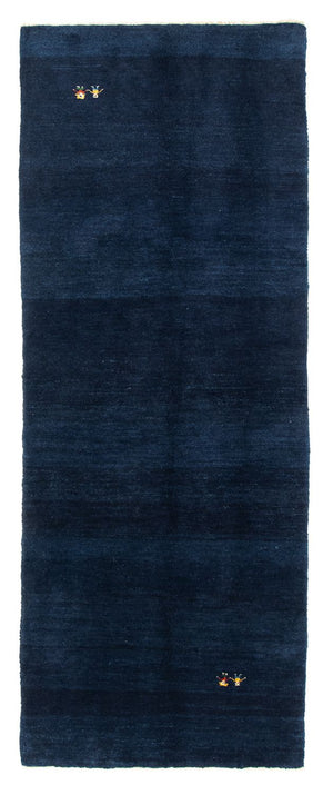 Løber Gabbeh-tæppe - Persisk - 293 x 111 cm - mørkeblå