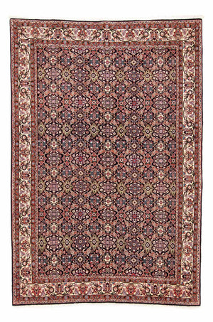 Persisk tæppe - Bijar - 245 x 165 cm - mørkeblå