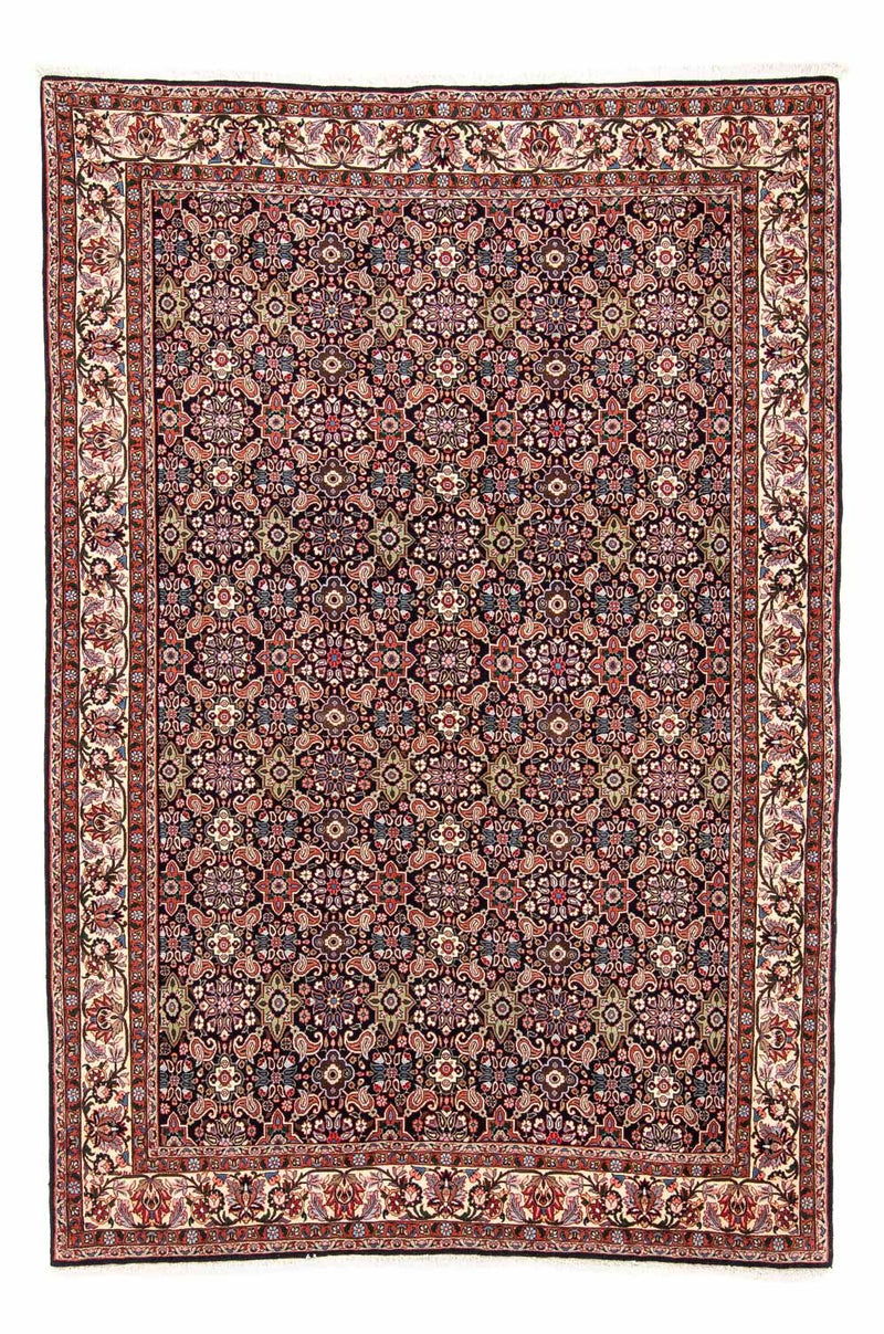Persisk tæppe - Bijar - 245 x 165 cm - mørkeblå