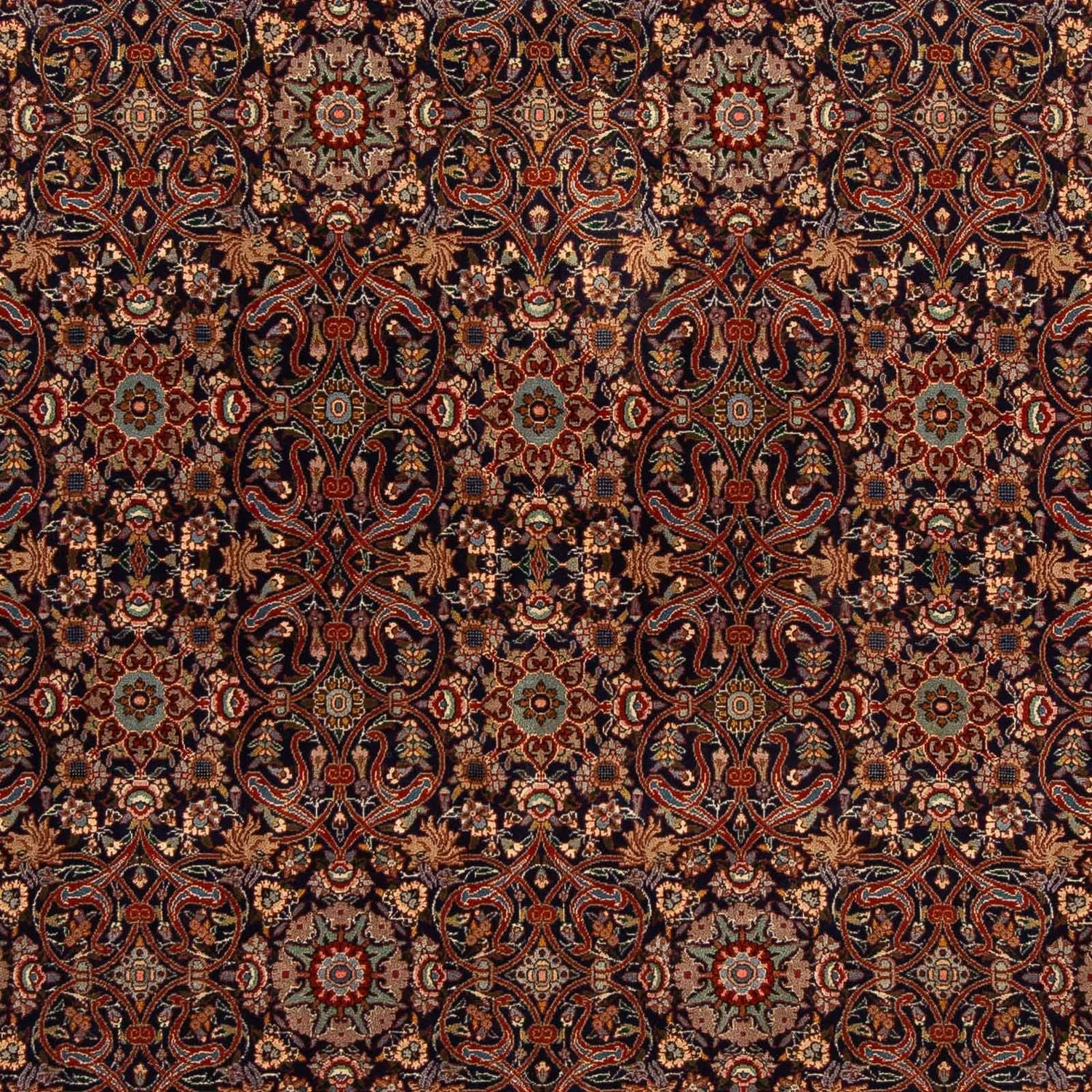 Persisk tæppe - Bijar firkantet  - 205 x 200 cm - brun