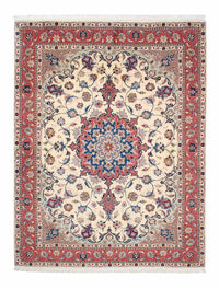 Persisk tæppe - Tabriz - Royal - 198 x 152 cm - beige