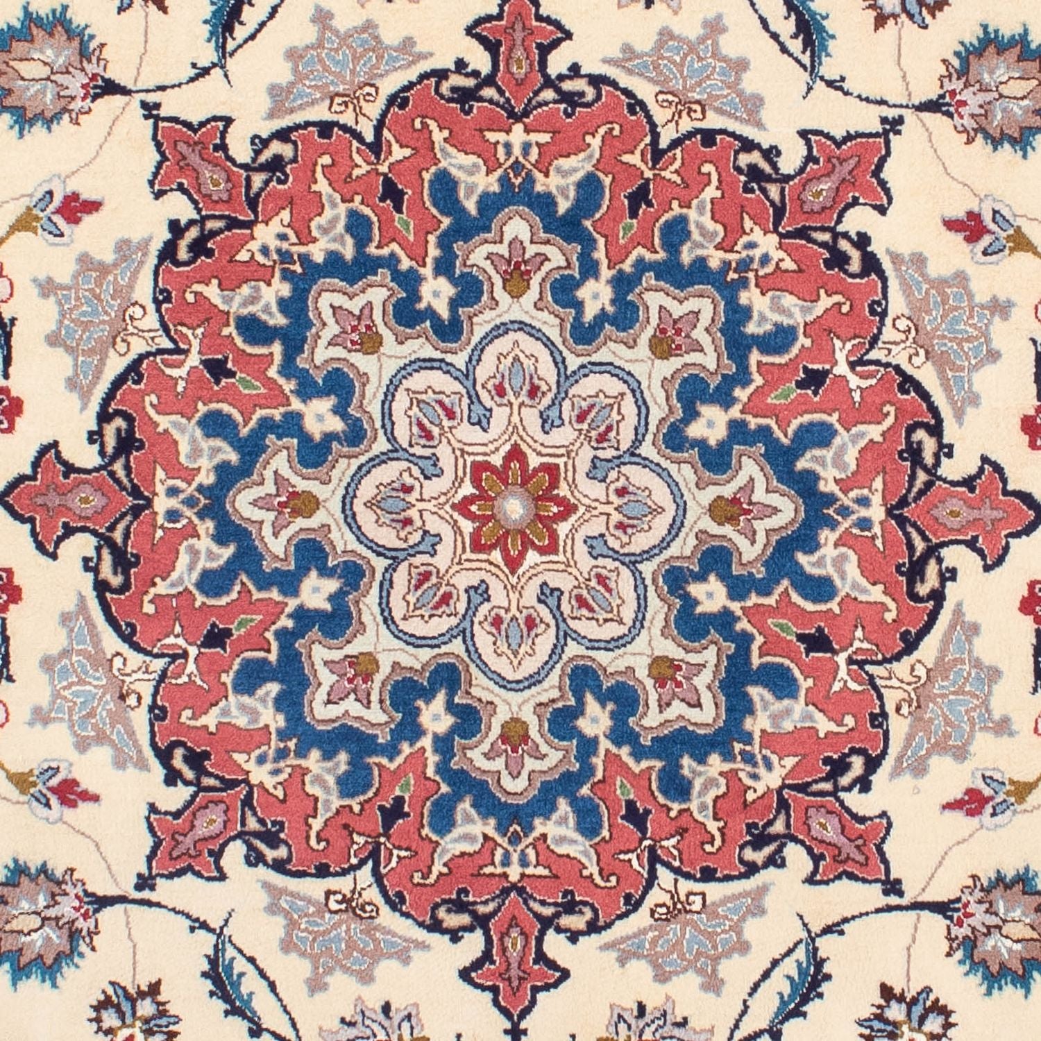 Persisk tæppe - Tabriz - Royal - 198 x 152 cm - beige