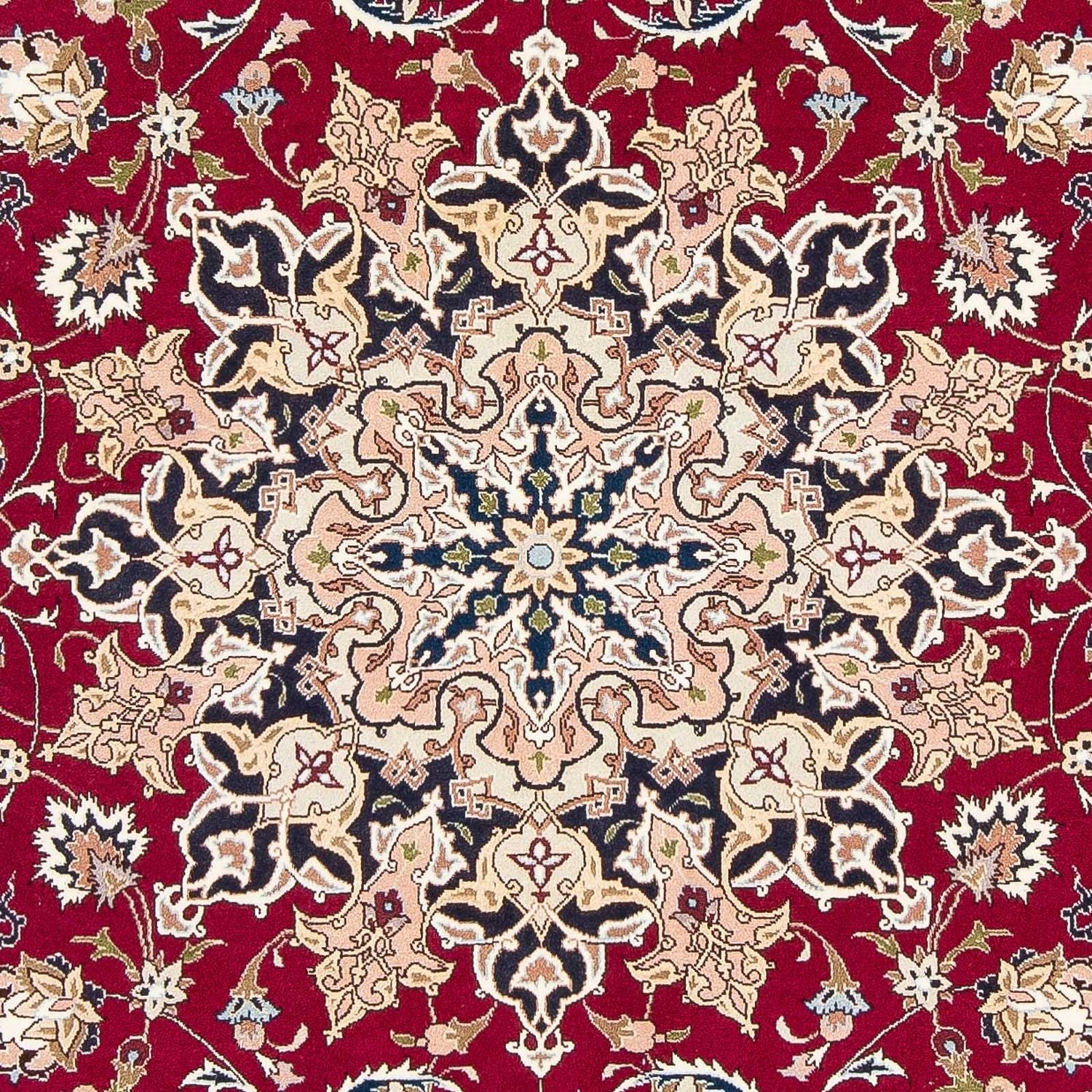 Persisk tæppe - Tabriz - Royal - 293 x 202 cm - mørkerød