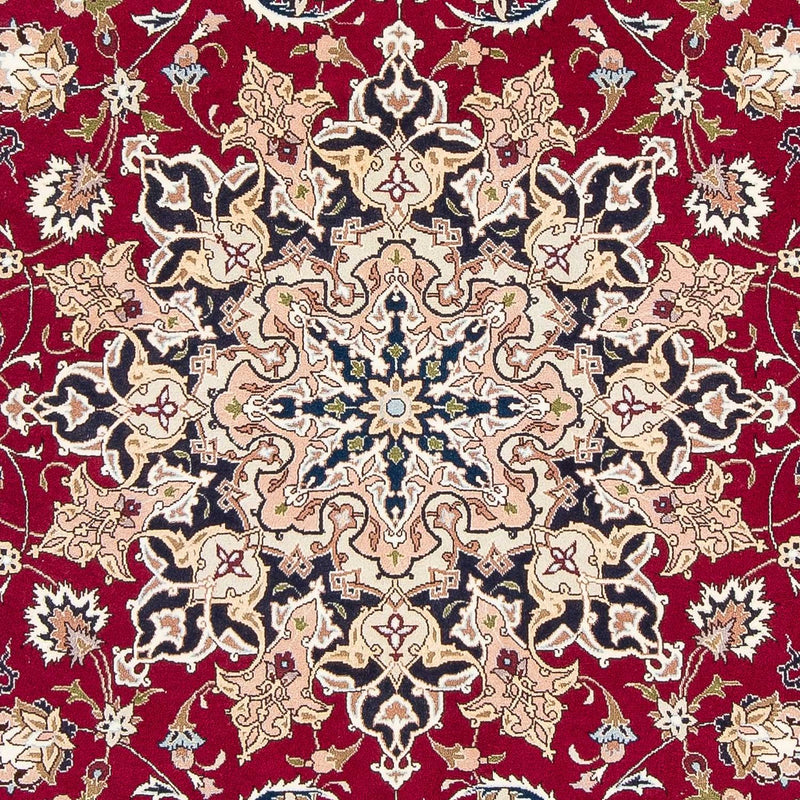 Persisk tæppe - Tabriz - Royal - 293 x 202 cm - mørkerød