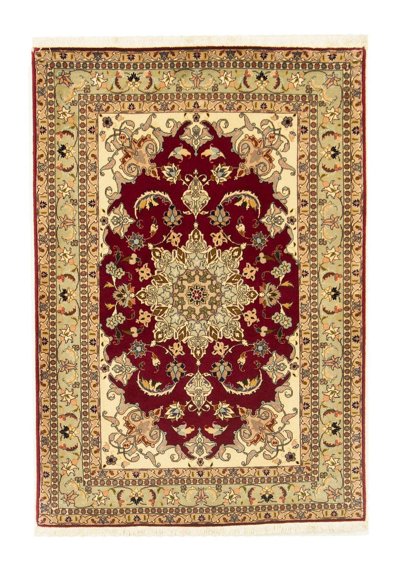 Persisk tæppe - Tabriz - Royal - 146 x 100 cm - rød