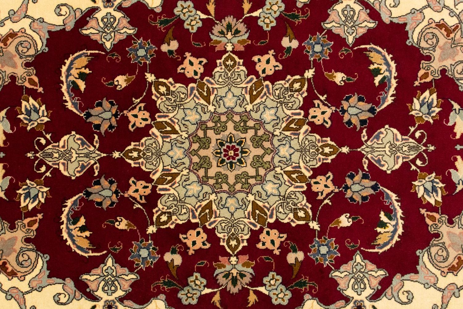 Persisk tæppe - Tabriz - Royal - 146 x 100 cm - rød